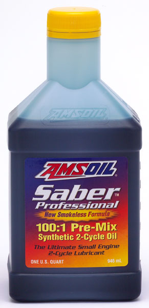 Amsoil Saber Professional Synthetic 2-Stroke Mixing Oil - 1.5 FL Ounce -  Moped Division