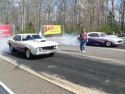 69 Camaro Burnout