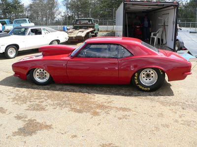 bright red 1st gen camaro